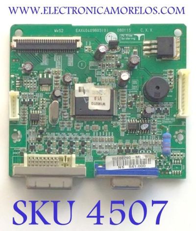 MAIN PARA MONITOR LG / NUMERO DE PARTE  EAX40409803 / EAX40409803 / 85E08290 / MODELO W1952TQT-TFT.AUSMAPN